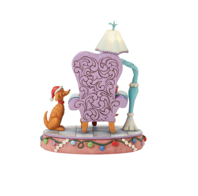 Statuetta Edizione Limitata Grinch Sulla Poltrona Che Legge