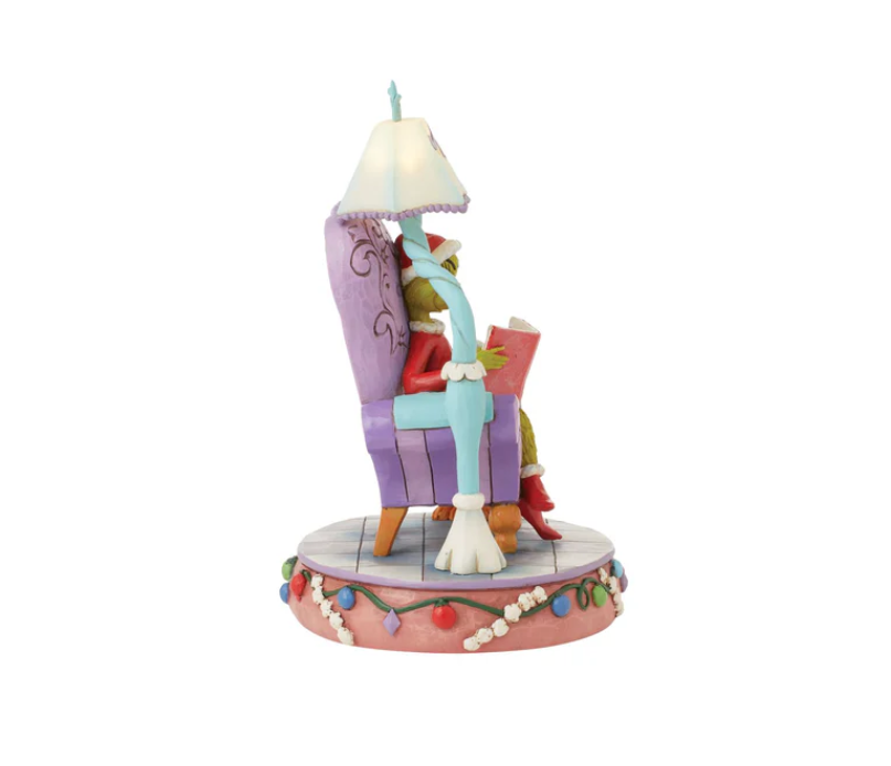 Statuetta Edizione Limitata Grinch Sulla Poltrona Che Legge