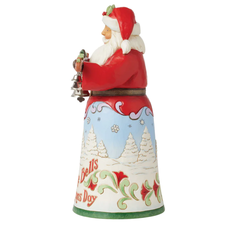 Statuetta Babbo Natale Heard The Bells - Jim Shore