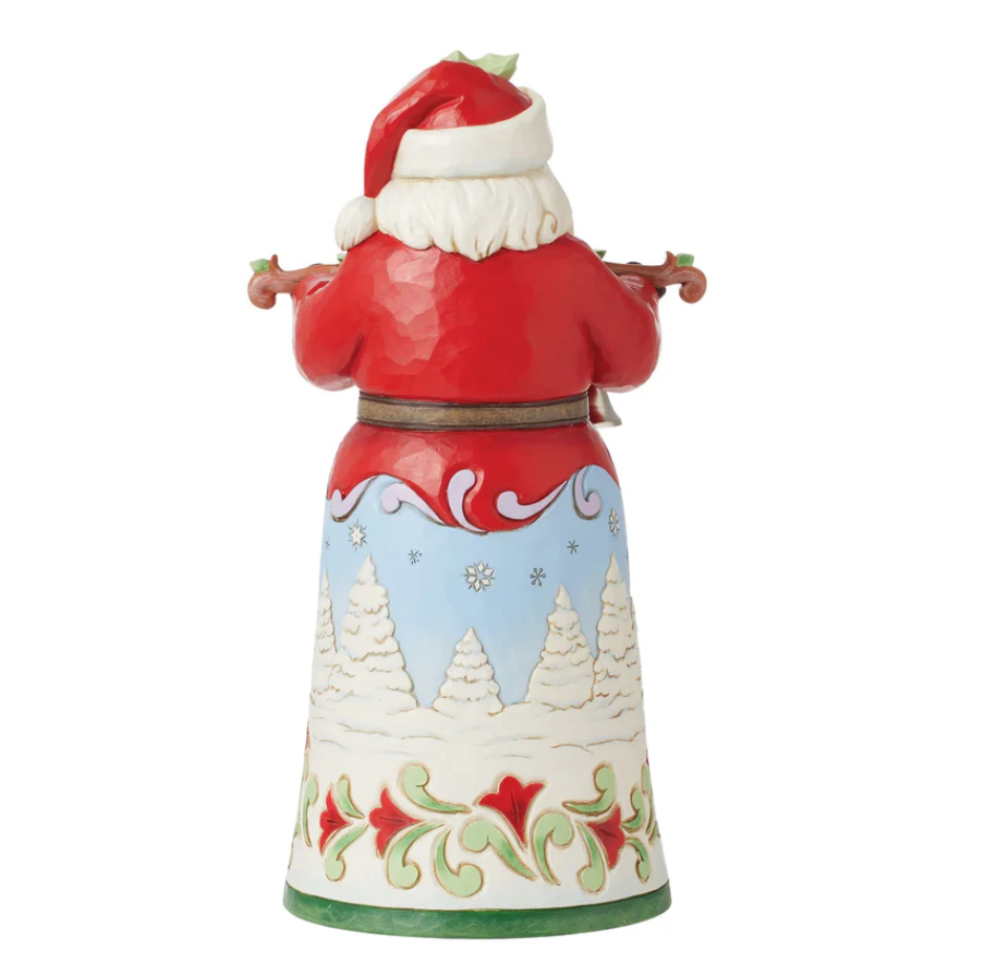 Statuetta Babbo Natale Heard The Bells - Jim Shore