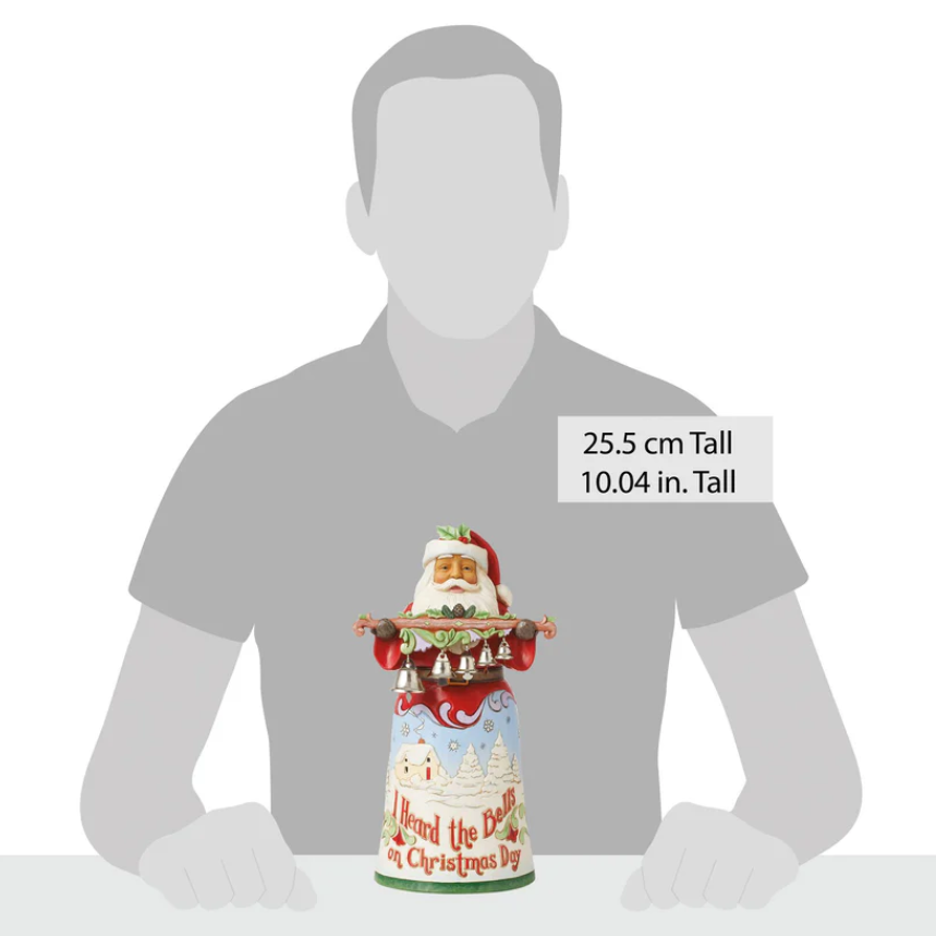 Statuetta Babbo Natale Heard The Bells - Jim Shore
