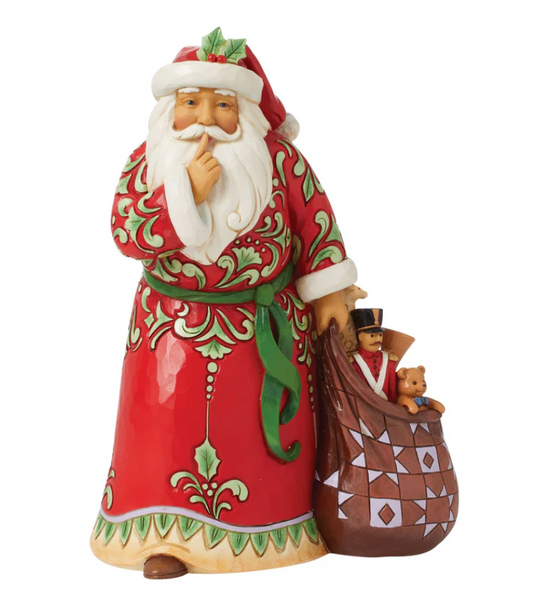 Statuetta Babbo Natale Silenzio - Jim Shore Heartwood Creek
