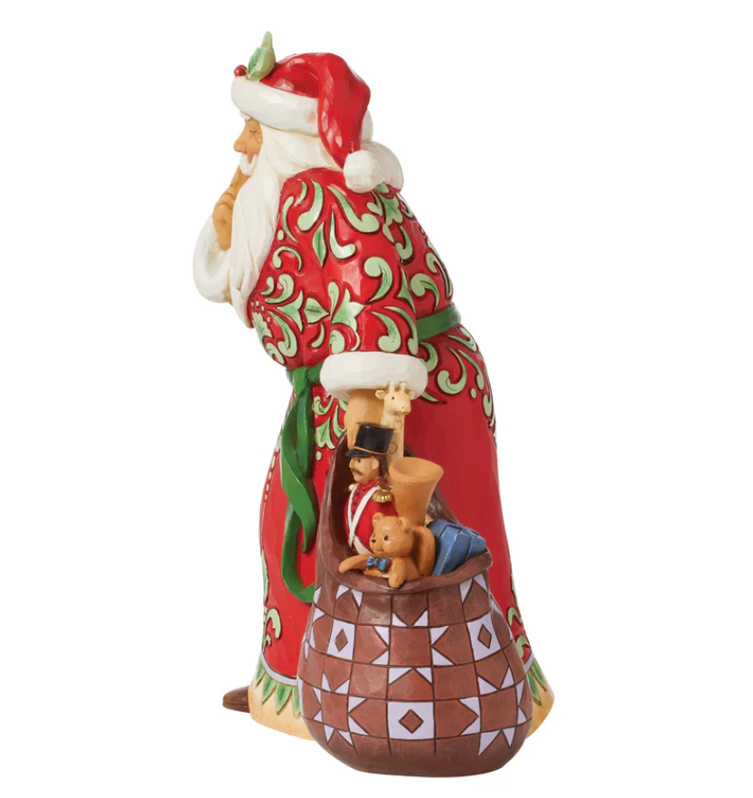 Statuetta Babbo Natale Silenzio - Jim Shore Heartwood Creek