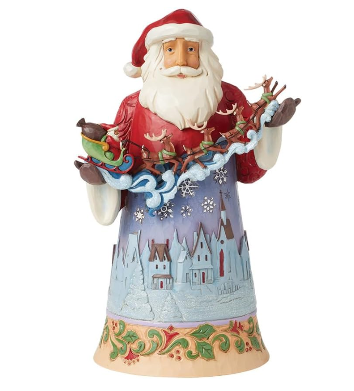 Statuetta Babbo Natale Nel Cielo Notturno Jim Shore