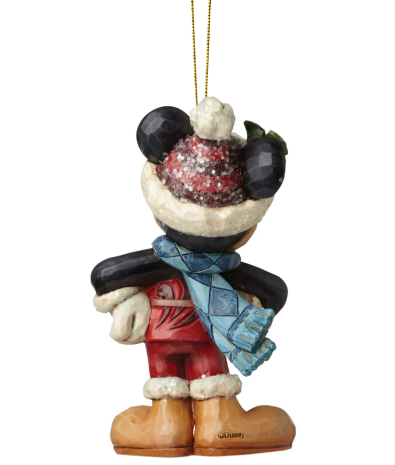 Statuetta Topolino con Glitter Disney Trdaitions Jim Shore