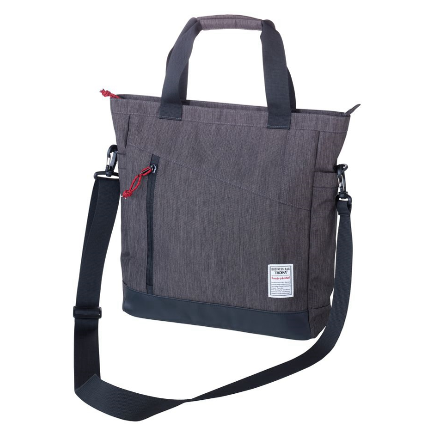 Borsa a Tracolla Business Shoulder Bag Grigio Antracite/Nero