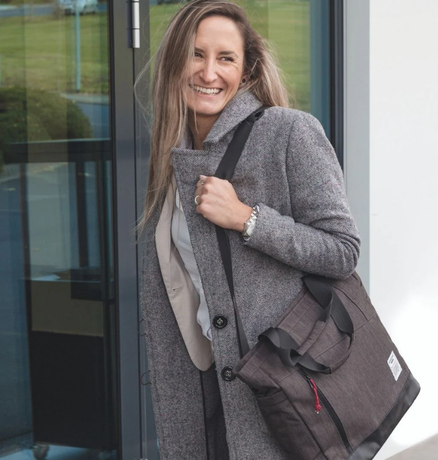 Borsa a Tracolla Business Shoulder Bag Grigio Antracite/Nero