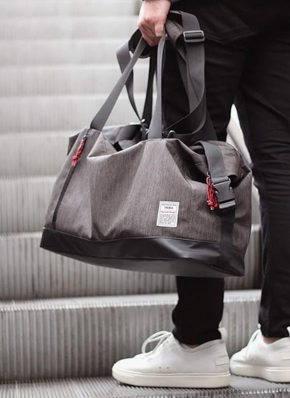 Borsa da Viaggio Business Weekender Grigio Antracite/Nero