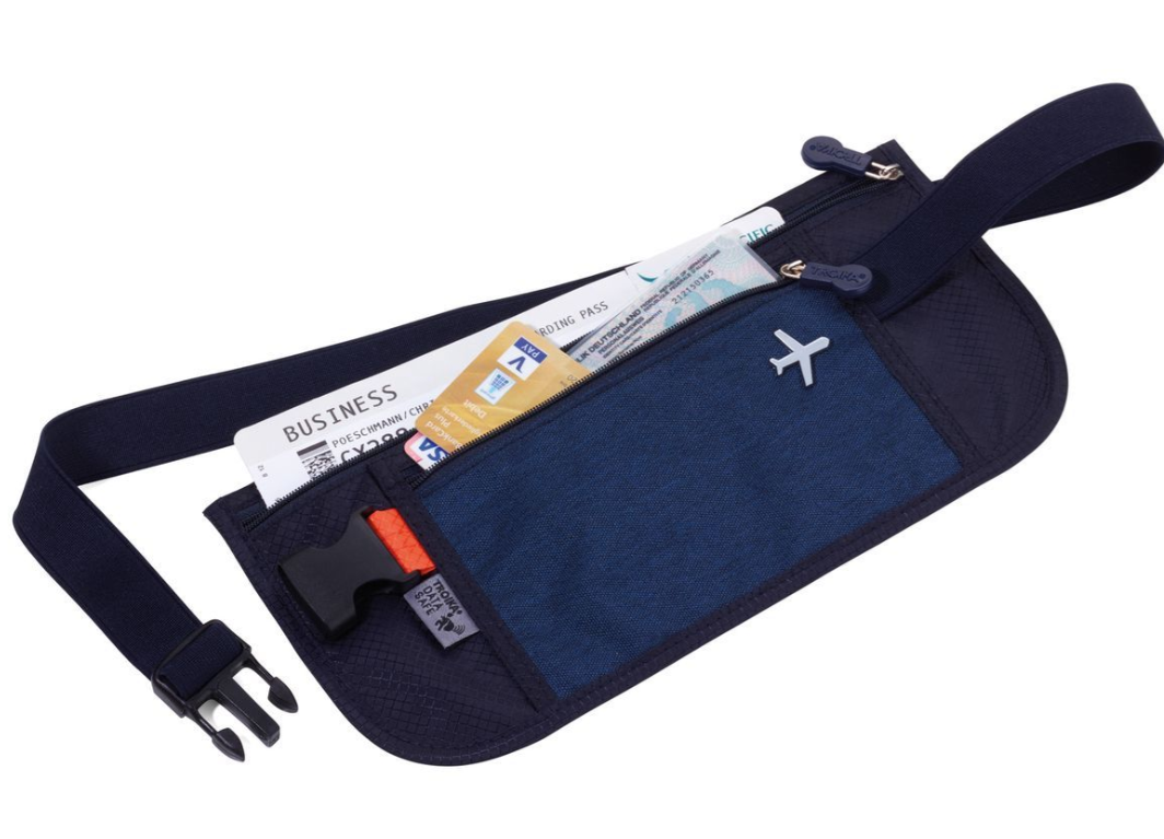Marsupio Porta documenti con 2 scomparti Dark Blue