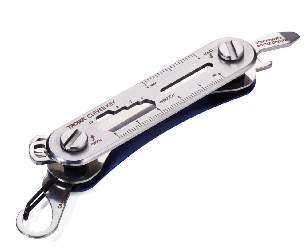 Portachiavi Acciaio 6 Chiavi Multifunzione