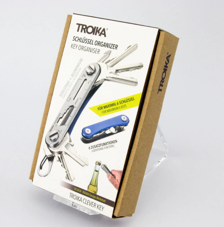 Portachiavi Acciaio 6 Chiavi Multifunzione