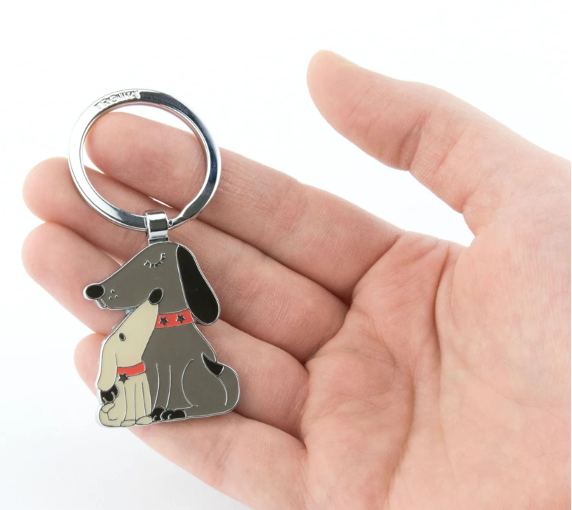 Portachiavi Cani Genitore + cucciolo