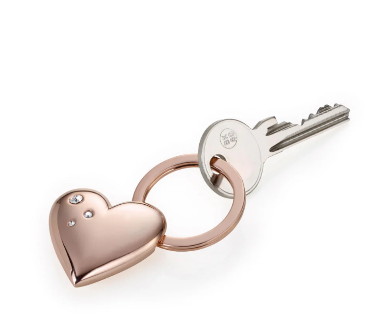 Portachiavi Cuore Con Swarovski