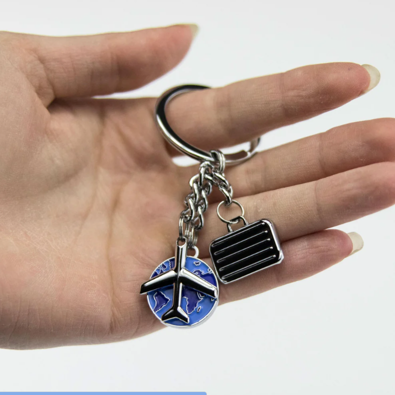 Portachiavi Viaggiatore del Mondo