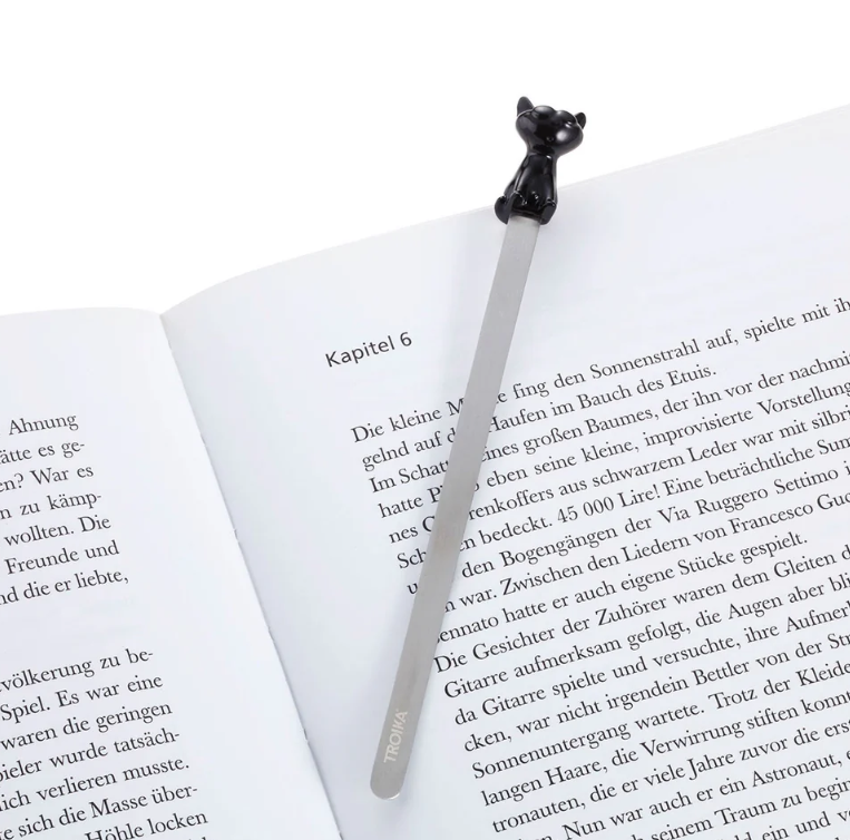 Segnalibri Metallo Gatto Nero