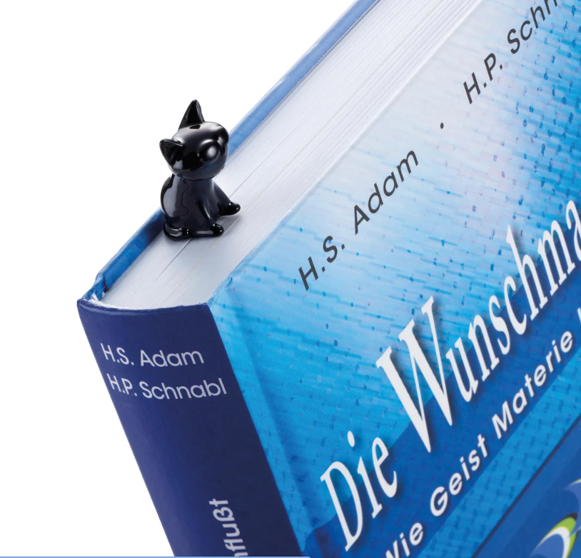 Segnalibri Metallo Gatto Nero