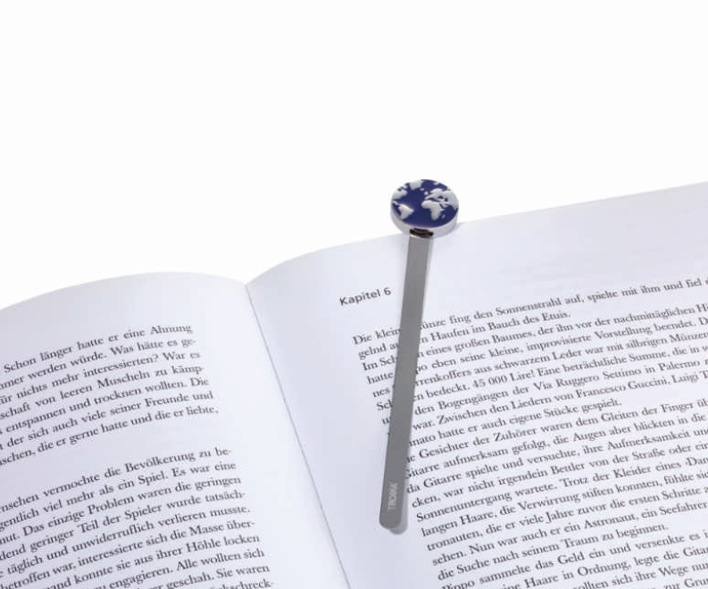 Segnalibri Metallo Mappamondo