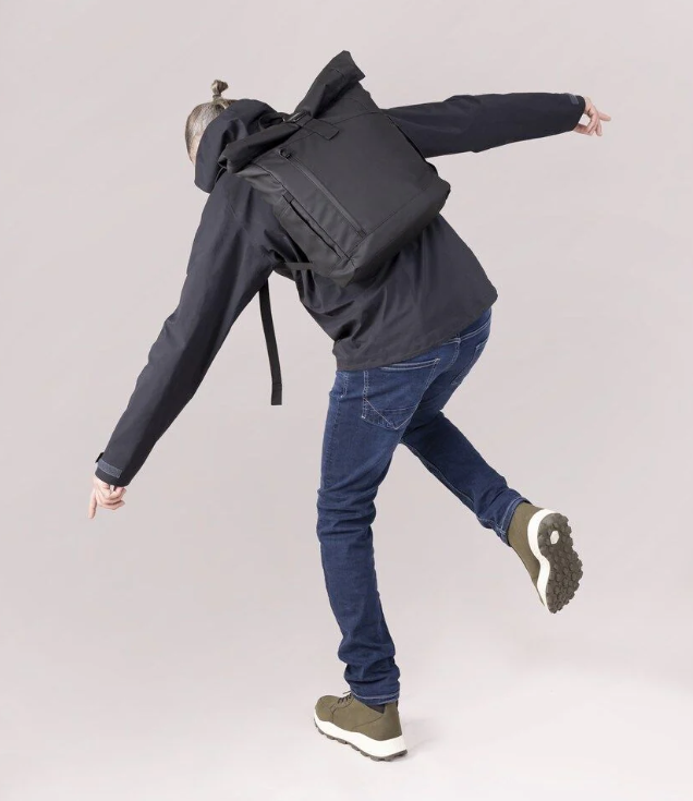 Zaino Business Black Roll Top