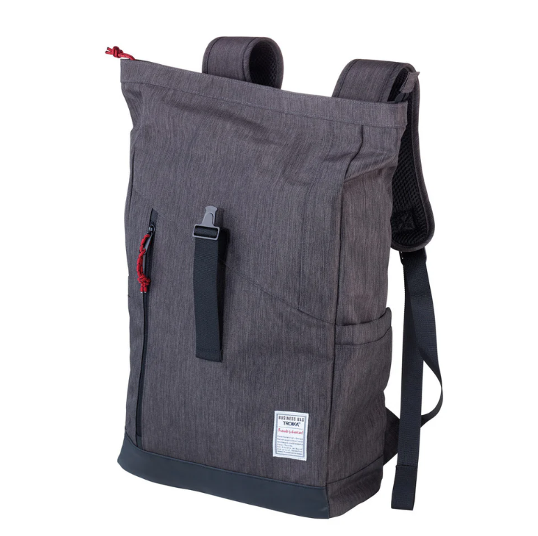 Zaino Business Roll Top Grigio Antracite/Nero