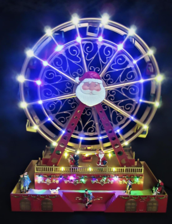 Ruota panoramica animata con carillon