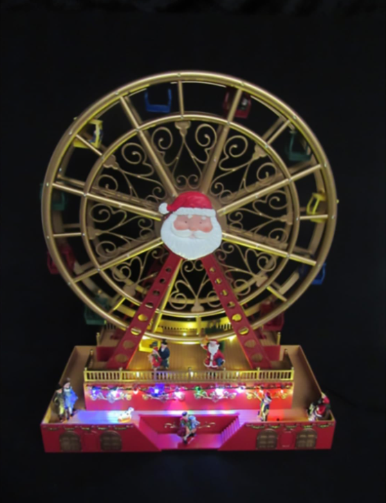 Ruota panoramica animata con carillon