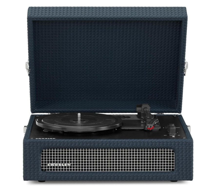 Giradischi Bluetooth Voyager Blue Navy 33/45/78 giri