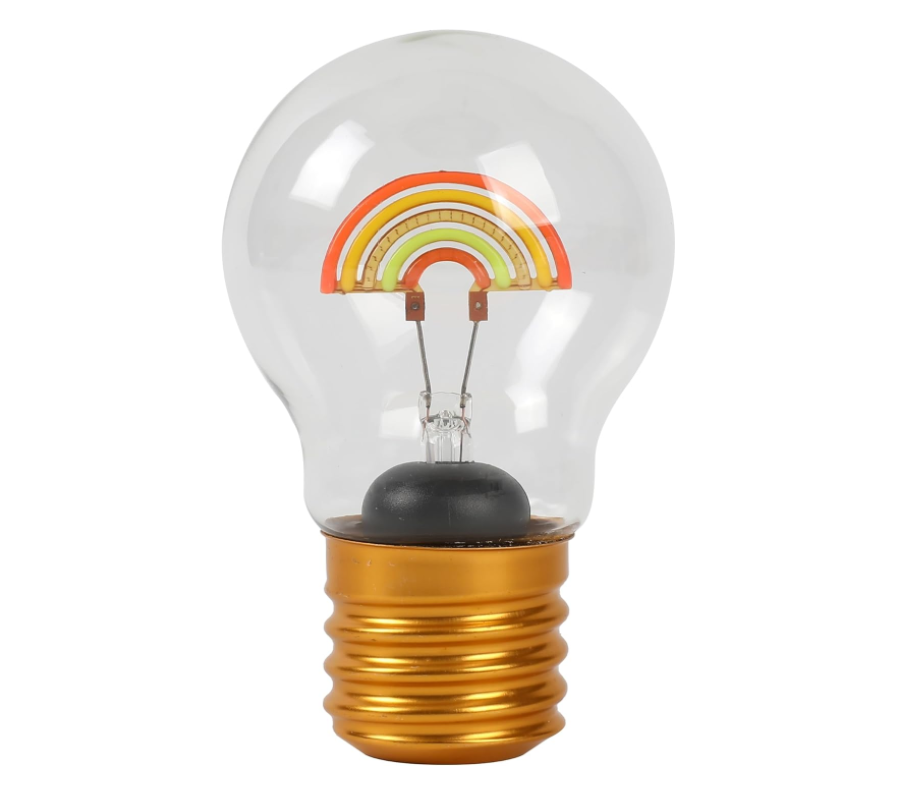 Lucetta a forma di lampadina Rainbow