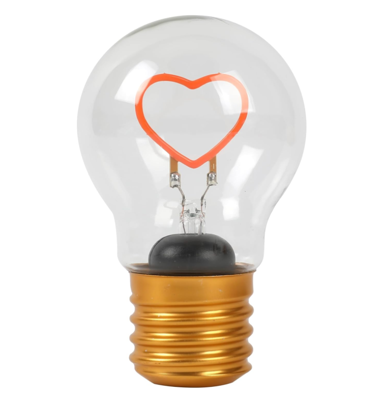 Lucetta a forma di lampadina Heart