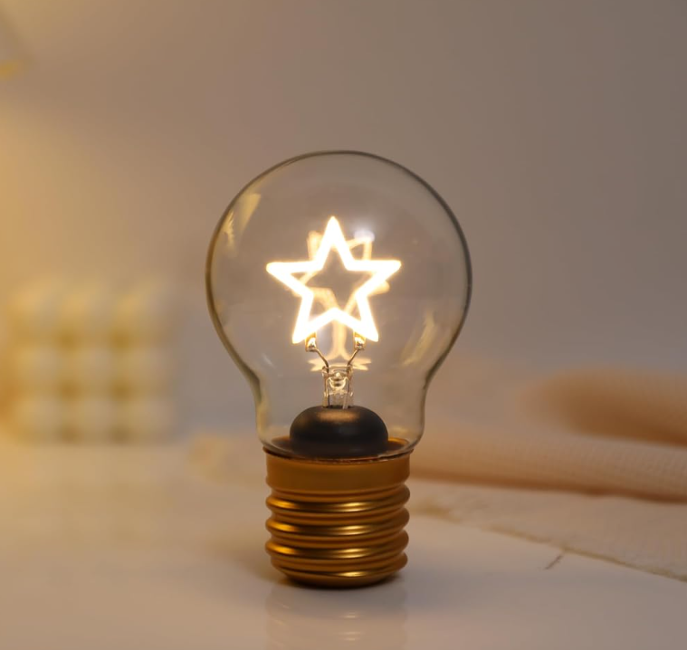 Lucetta a forma di lampadina Star