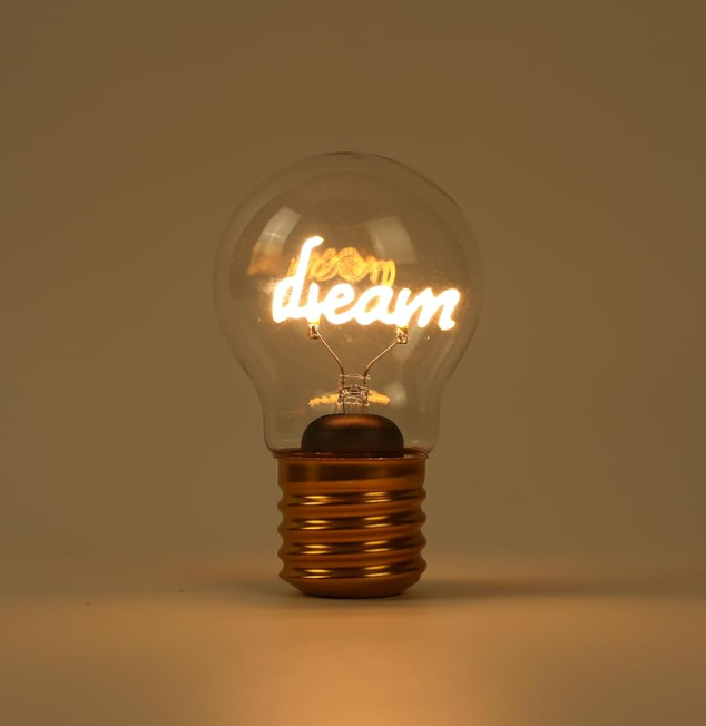 Lucetta a forma di lampadina Dream