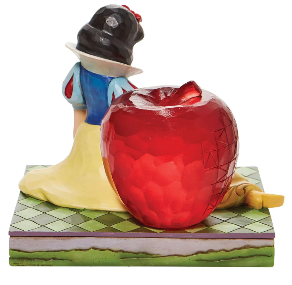 Statuetta di Biancaneve con mela Disney Traditions Jim Shore