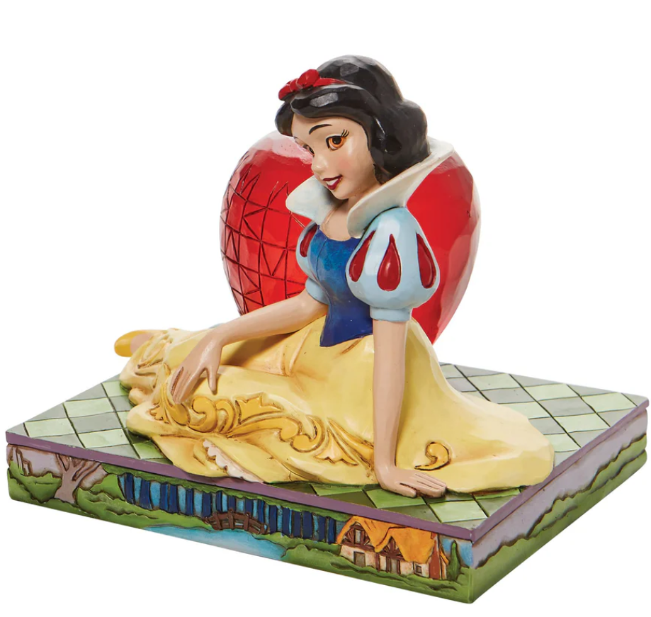 Statuetta di Biancaneve con mela Disney Traditions Jim Shore
