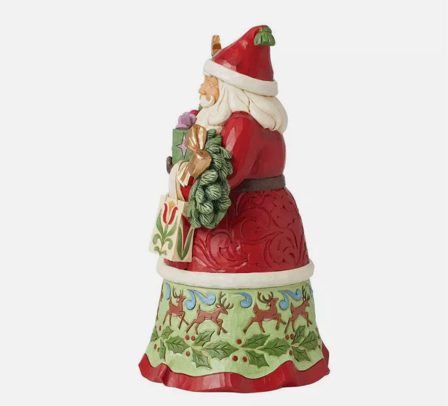 Statuetta Babbo Natale con Regali - Jim Shore