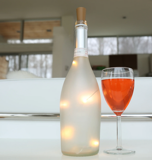 Tappo e filo luminoso per bottiglie Lampada