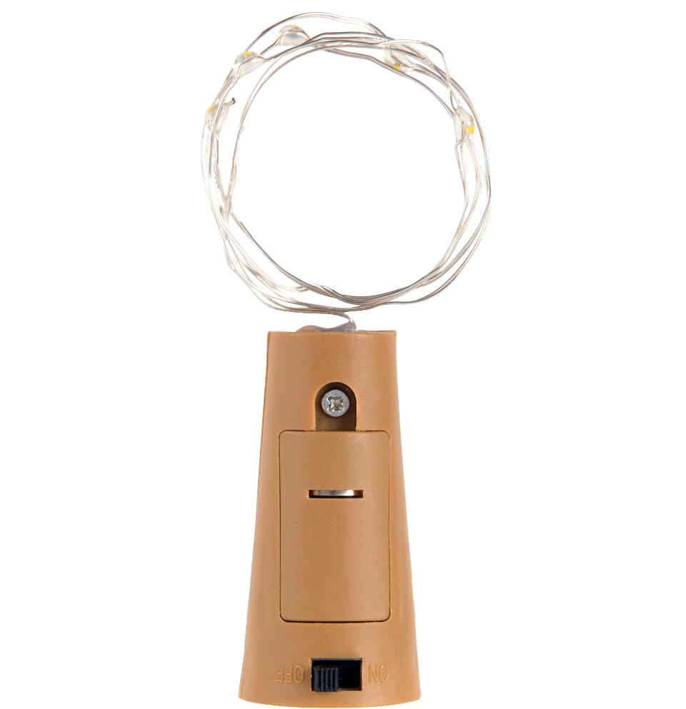 Tappo e filo luminoso per bottiglie Lampada