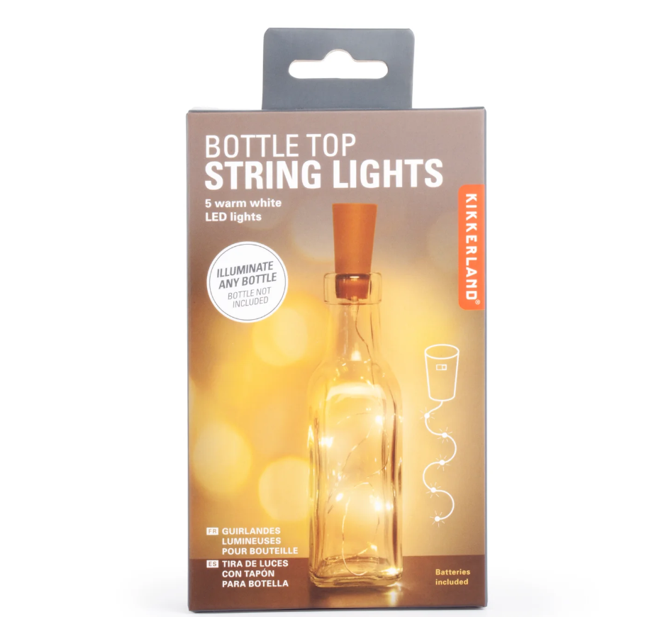 Tappo e filo luminoso per bottiglie Lampada