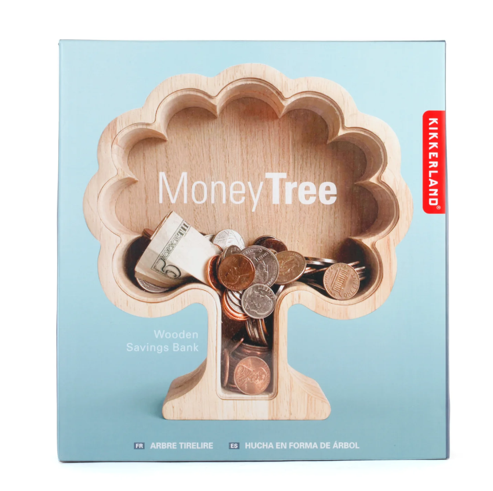 Salvadanaio Albero in Legno