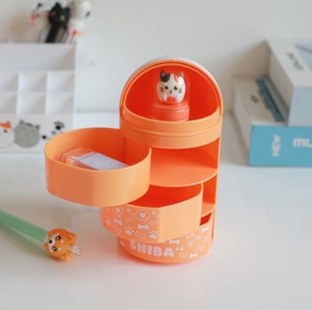 Organizer verticale per scrivania Shiba