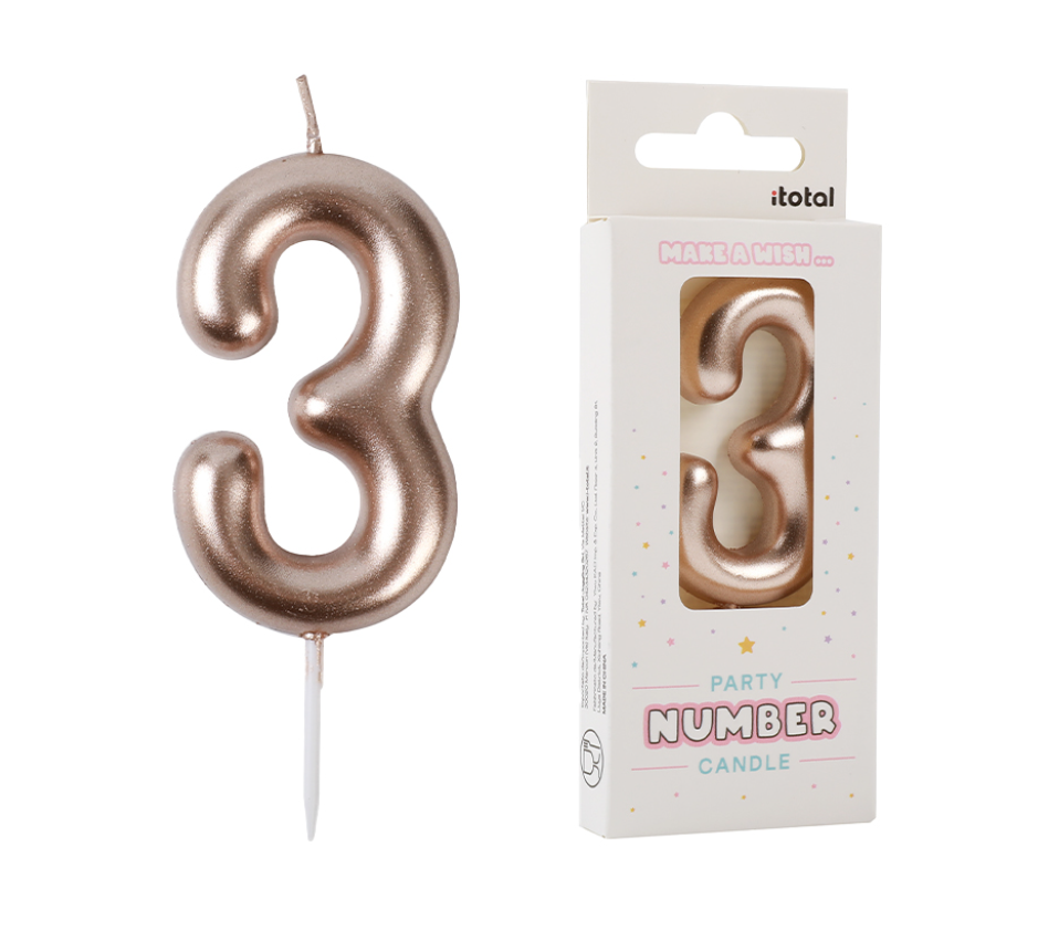 Candelina compleanno numero 3