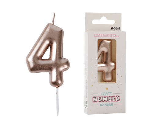 Candelina compleanno numero 4