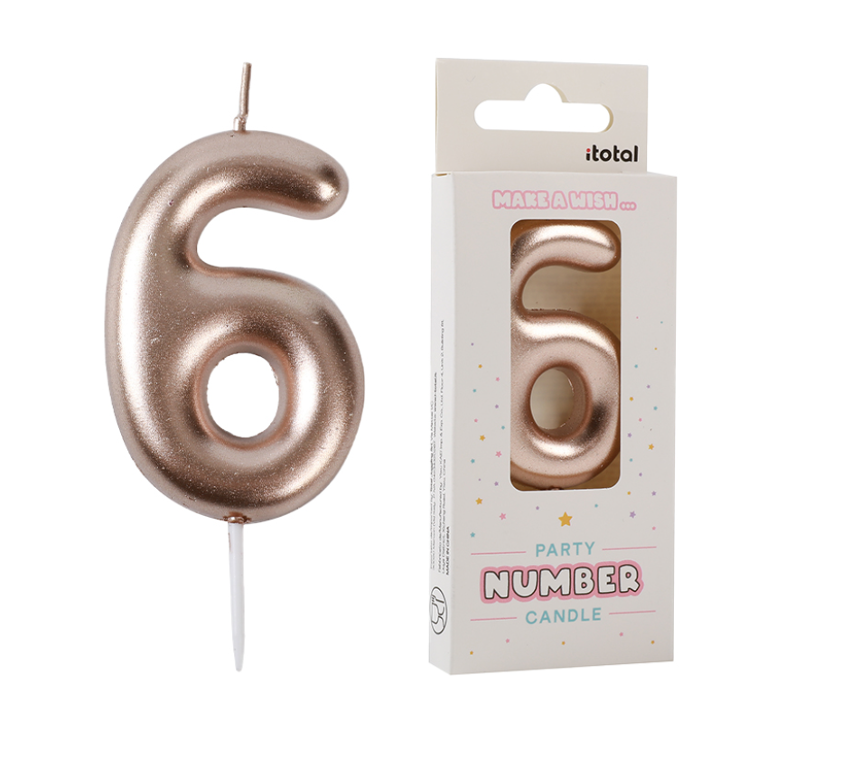 Candelina compleanno numero 6
