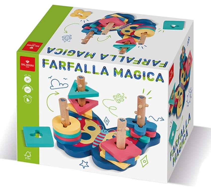 Gioco in legno Farfalla Magica