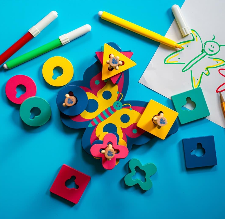 Gioco in legno Farfalla Magica