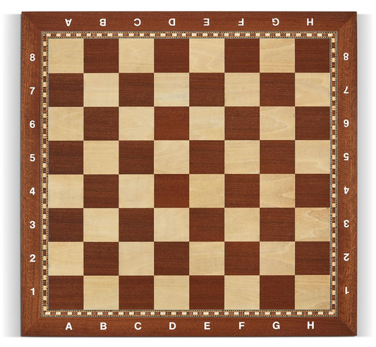 Gioco Scacchiera in Legno con bordo lettere e numeri 40 cm