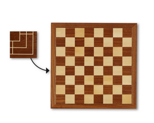 Gioco Scacchiera in Legno con bordo 36cm