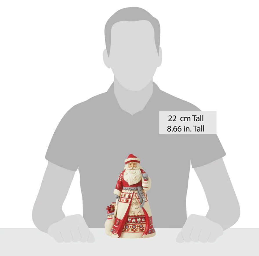 Statuetta Babbo Natale Nordic - Heartwood Creek Jim Shore
