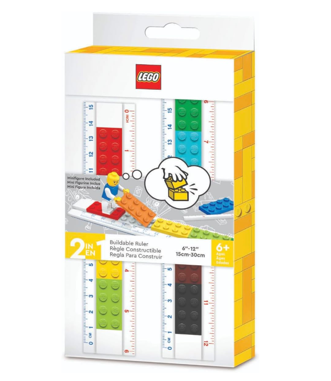 Righello da costruire Lego + Minifigure