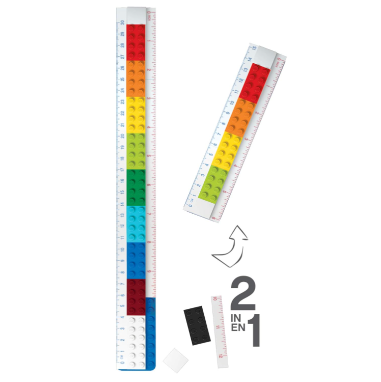 Righello da costruire Lego + Minifigure
