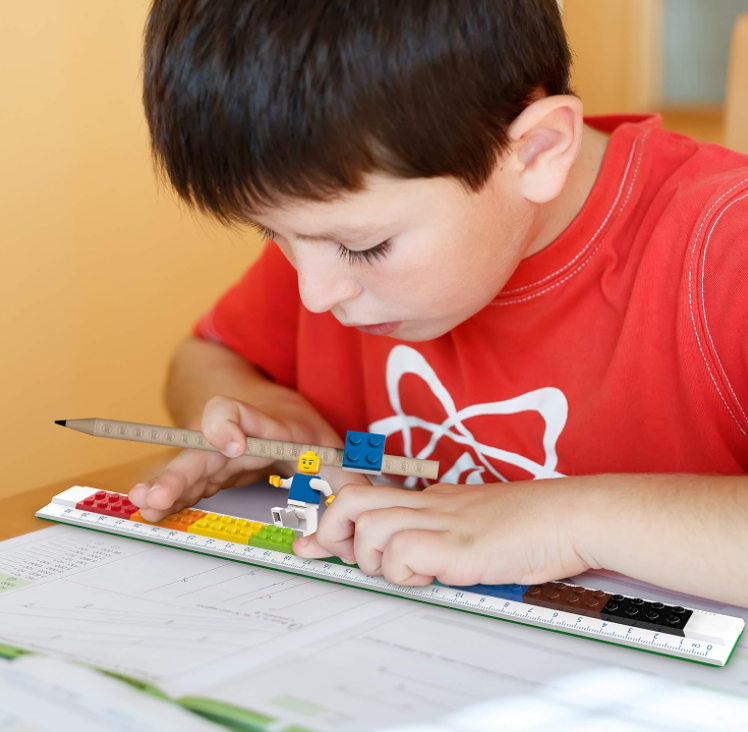 Righello da costruire Lego + Minifigure