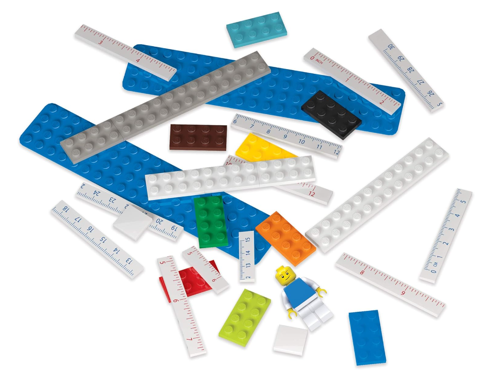 Righello da costruire Lego + Minifigure